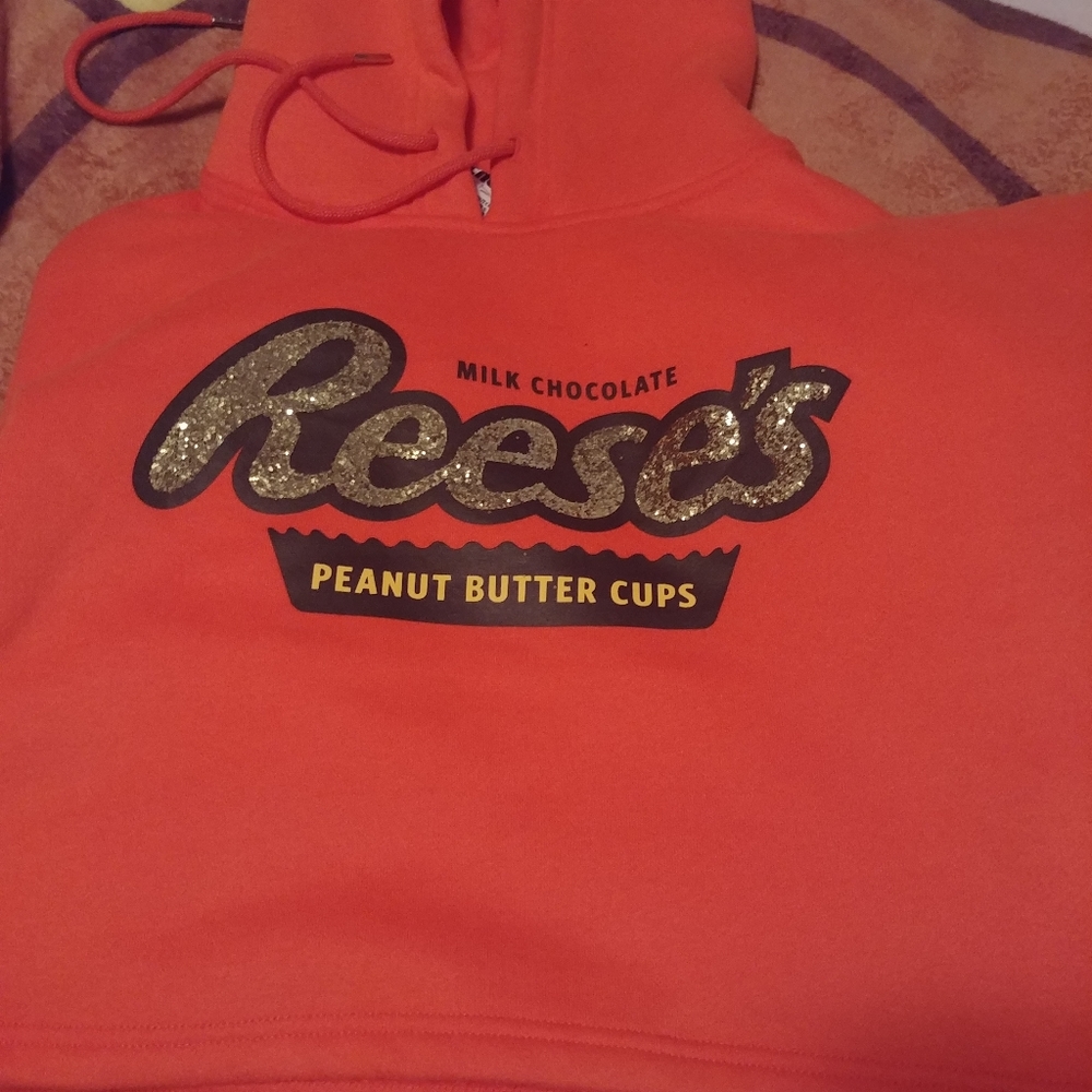 F21 Reese's sequin hoodie